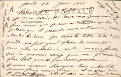 Vintage Postcards Militaria Mr. Millerand Minister for the war and general Joffre visit the face