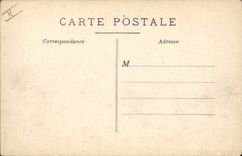 Postal Militaria Estudio pasado por el general Joffre