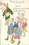 CPA Militaria Enfants Vers la revanche Guillaume