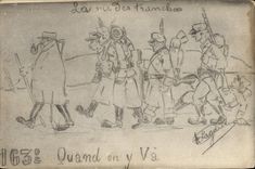 Vintage Postcard Militaria life of the trancees