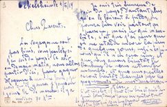 Vintage Postcard Militaria Wieder Hinaus