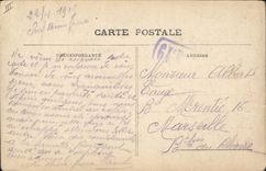 Vintage Postcard Militaria War of 1914