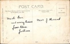 Vintage Postcard Militaria Lives the harmony