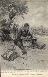 CPA Militaria Correspondance militaire Georges Scott L'Illustration