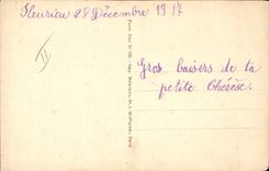 CPA Militaria Lettre a l'absent