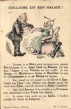 CPA Militaria Guillaume est bien malade
