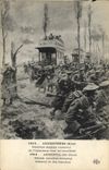 CPA Militaria Armentieres Omnibus anglais amenant de l'infanterie vers les tranchees