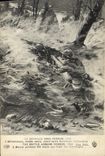 Vintage Postcard Militaria the battle under VErdun 1916