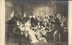 CPA Lafon l'imperatrice Josephine au milieu des enfants 