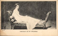CPA Portrait de Mme Recamier 