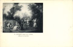 CPA Lancret Paris Musee du Louvre 