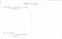 Vintage Postcard National Gallery Ildefonso El Greco