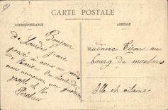 CPA Folklore Une noce dans les Landes Apres le pardon Les etrennes Mariage TOP