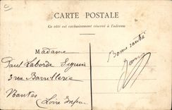 Postal Folclore Interior Landais el Velado