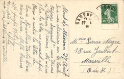 CPA Folklore Interieur dans les Landes Boeufs TOP 