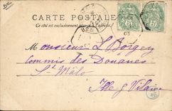 CPA Folklore Berger landais Moutons