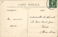 CPA Folklore Landes Un instant de repos Moutons