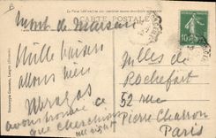 CPA Folklore Dans les Landes Echassier filant en gardant les moutons