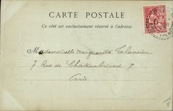 Vintage Postcard Folklore Arcachon Shepherds from the Landes Sheep