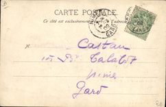 Postal Folclore Landas Pastor echassie Ovejas