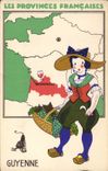 Vintage Postcard Guyenne Folklore