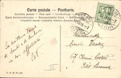 CPA Fantaisie Illustrateur Pont Bonne annee