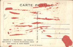 Postal Fantasia Ilustrador Provence los oratorios Andre Filippi