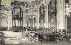 Vintage Postcard Casino of Monte Carlo New gaming room