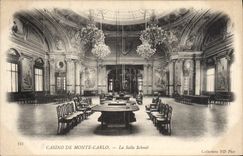 Vintage Postcard Casino of Monte Carlo the room Schmitt