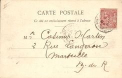 Vintage Postcard Casino of Monte Carlo Room of the caster