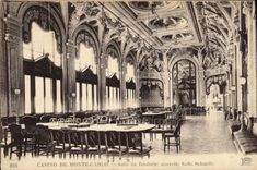 Vintage Postcard Casino of Monte Carlo Room of caster new room Schmitt