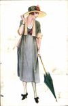 CPA Fantaisie Illustrateur Femme