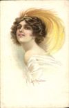 CPA Fantaisie Illustrateur Femme