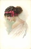 CPA Fantaisie Illustrateur Femme