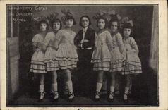 CPA Les Sherry Girls du concert Mayol 