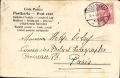 CPA Ernesto Ensemble aus Elberfeld Tournee 1904