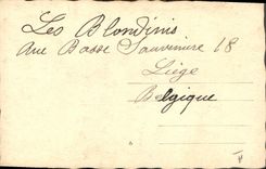 CPA Les blondins Liege 