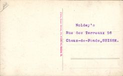 CPA Noldey's Rue des Terreux Chaux de Fonds Suisse Artistes 