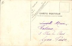 CPA Folklore Auvergne Joueur de Cabrette