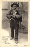 CPA Folklore Auvergne Le Cabrettaire