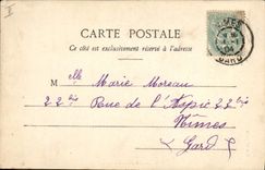 CPA Femme la cigale 