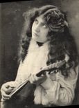 CPA Femme La Cigale 