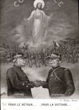 Vintage Postcard Militaria Confidence For the return For the victory Joffre Castelnau
