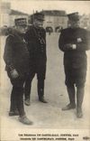 CPA Militaria Les generaux de Castelnau Joffre Pau 