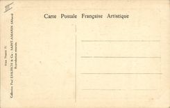 Vintage Postcard Militaria French Armies in Re-examined Alsace passed by the commander in chief Joffre General Dubail De Maud' Huy Serret