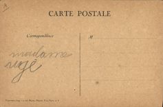 Vintage Postcard Militaria General Joffre Awards a medal to