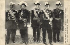 Vintage Postcard Militaria general the Michel Joffre Gallieni Pau De Castelnau