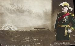 CPA Militaria General Joffre Generalissime de l'armee francaise 