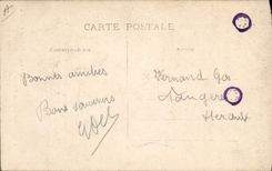 Vintage Postcard Militaria Joffre Polytechnic school