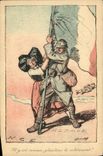 CPA Militaria Alsace 